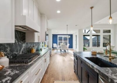 Modern kitchen electrical remodeling project