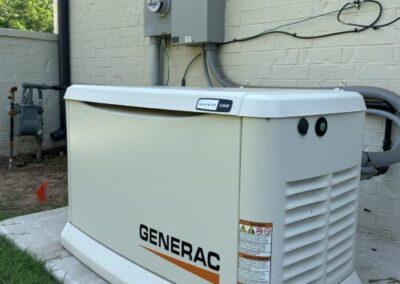 Backup generator installation by Shanks Electric